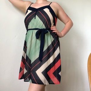 modcloth patterned sundress
